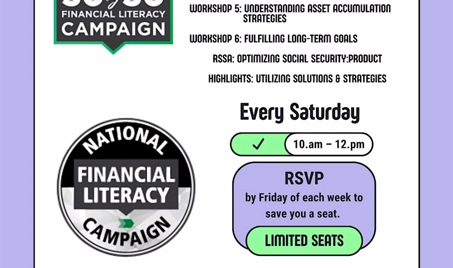 financial workshop for freelancers